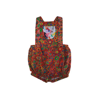 Boy's Romper - Micro Orange