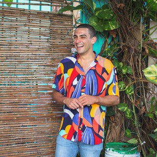 Men's Shirt - Blue Tucan