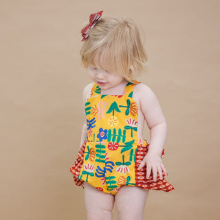 Celia Romper - Fiori Amarelo