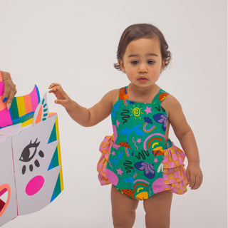 Celia Romper - Verde Samba