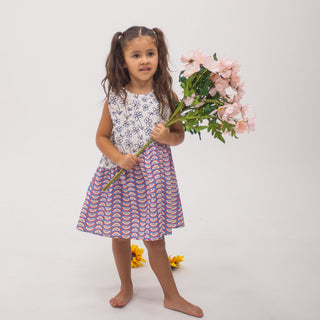 Julieta Dress - Black Daisy