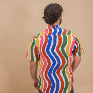 Men's Shirt - Retro Waves