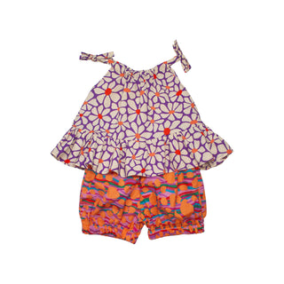 Nuna Set - Purple Daisies