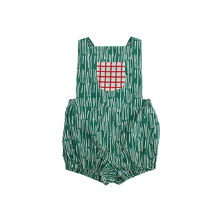 Romper - Teal Lines