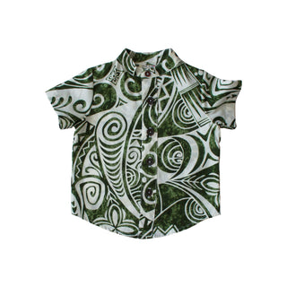 Boy's Shirt  - Green Tribe