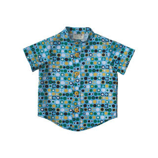 Boy's Shirt  - Blue Dots